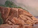 Porto Heli 3, 1995, Aquarell, 40x30